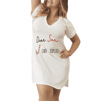 SO Mapale Ivory Plus Size Sleep Dress 7228X