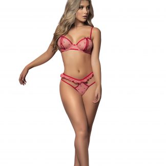 SO Mapale Pink/Red Two Piece Set 8458