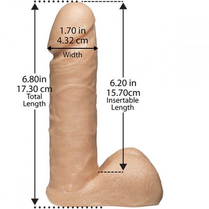 VacULock 7 Inch Realistic Cock With Ultra Harness - Image 3