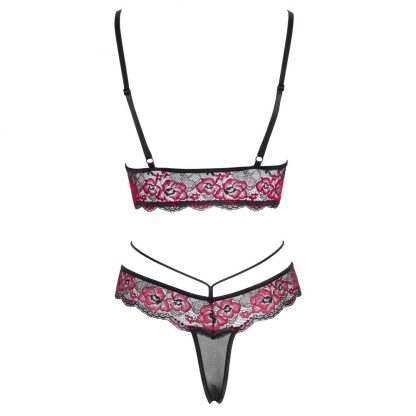 Cottelli Matching Lace Bra And String - Image 2