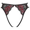 Cottelli Adjustable Lacey Crotchless Brief - Image 2