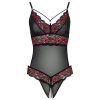 Cottelli Crotchless Body With Lace - Image 3