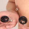 Red Pair Of Nipple Clamps - Image 2