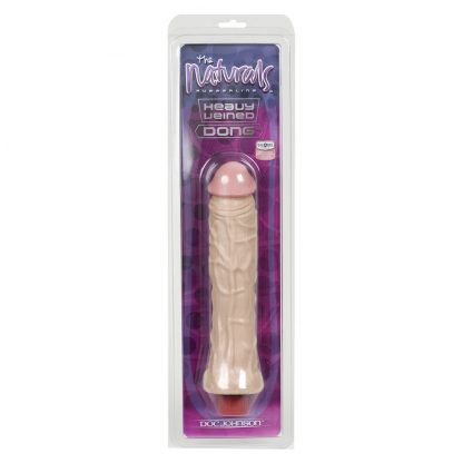 The Naturals Heavy Veined 8 Inch Vibrating Dong Thin - Image 2