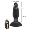 Black Velvet Thumping Anus Butt Plug - Image 4