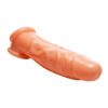 Realistic Flesh Penis Enhancer and Ball Stretcher 8 Inches - Image 2