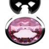 Booty Sparks Pink Gem Medium Anal Plug - Image 3