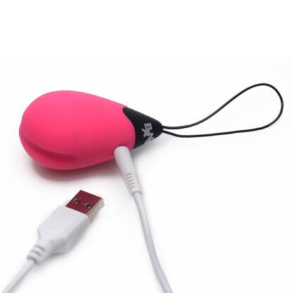 10X Silicone Vibrating Egg Pink - Image 2