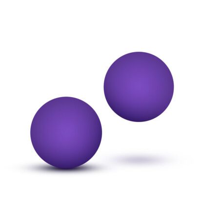 Luxe Purple Double O Kegel Balls Weighted 0.8 Ounce - Image 2
