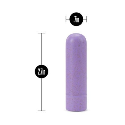 Gaia Biodegradable Rechargeable Eco Purple Bullet - Image 3