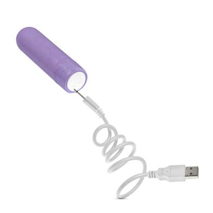 Gaia Biodegradable Rechargeable Eco Purple Bullet - Image 4