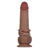 Evolved Real Flex Skin Poseable  Inch Dildo Flesh Brown - Image 3
