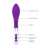 Achelois Rechargeable Vibrator Purple - Image 3