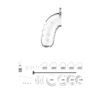Man Cage 16 Male 4.5 Inch Clear Chastity Cage With Urethal Sound - Image 2