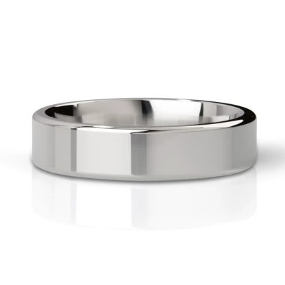 MyStim Duke Stainless Steel Polished Cock Ring - Image 2