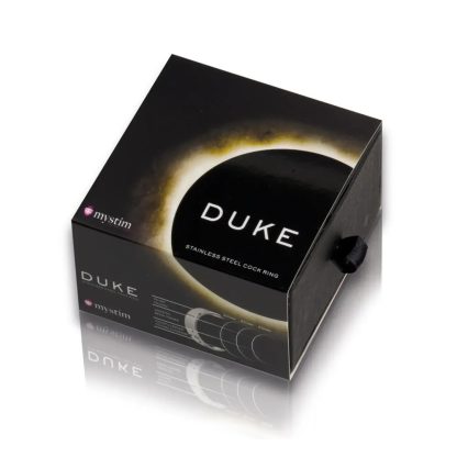 MyStim Duke Stainless Steel Polished Cock Ring - Image 3