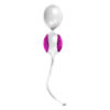Ovo L1 Silicone Love Balls Waterproof White And Light Violet - Image 2