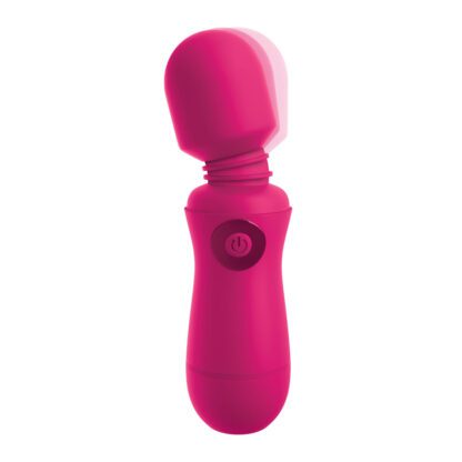 OMG Silicone Rechargeable Wand Pink - Image 3