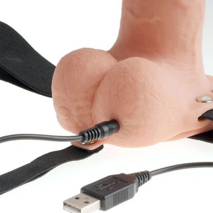 Fetish Fantasy 11 Inch Hollow Rechargeable Strapon - Image 3