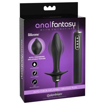 Pipedream Anal Fantasy Auto Throb Inflatable Vibrating Plug - Image 3