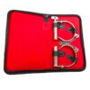 Rouge Stainless Steel Ankle Shackles - Image 2