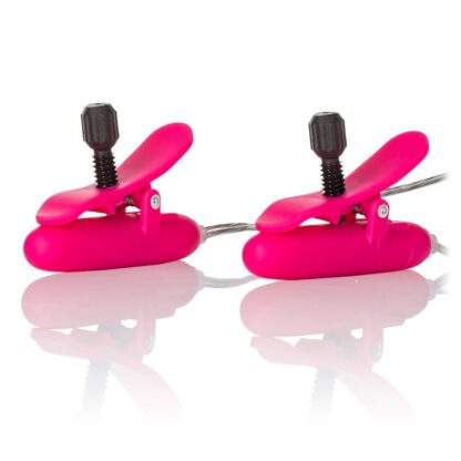 Heated Vibrating Nipple Teasers Pink - Image 2