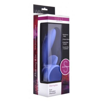 Wand Essentials Fluttering Kiss Dual Stimlation Attachment - Image 3